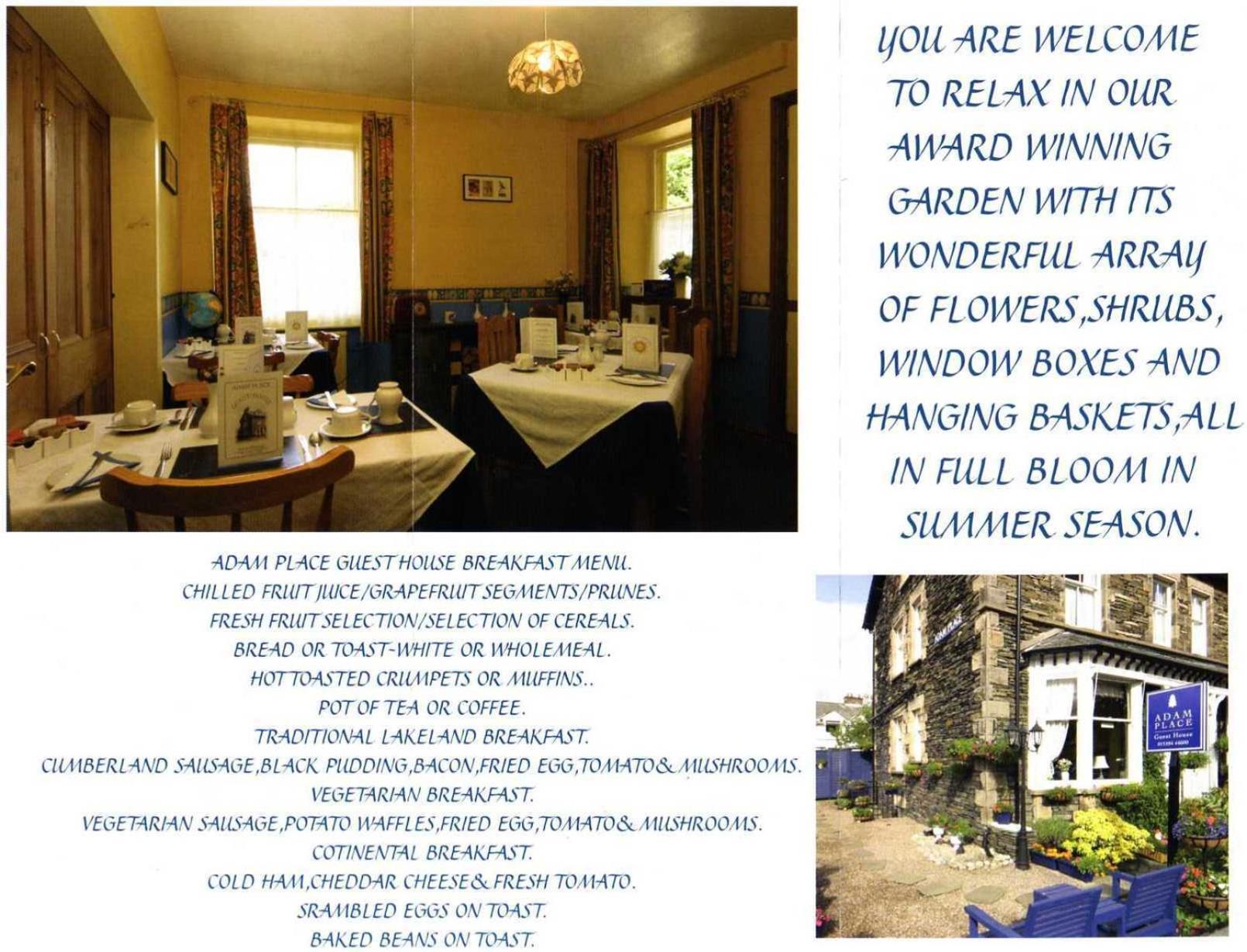 Adam Place Guest House Windermere Eksteriør bilde